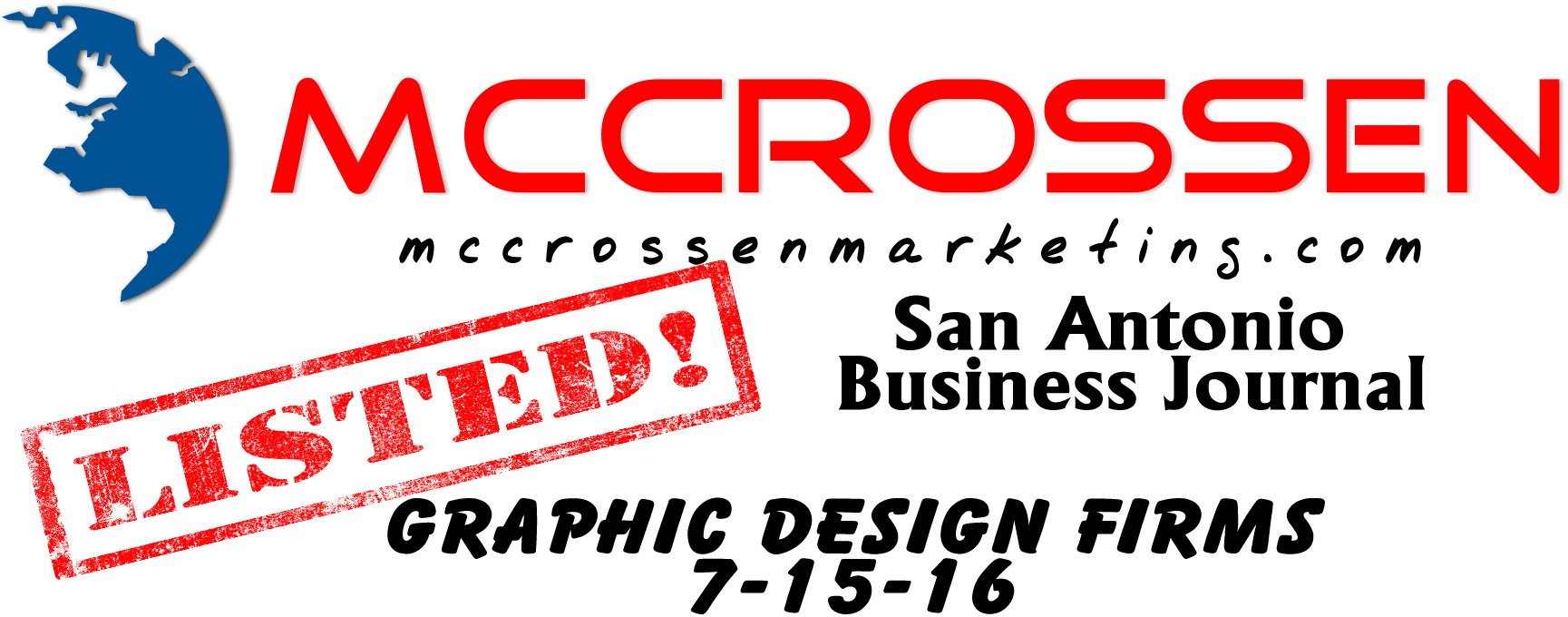 San Antonio Business Journal Graphic Design Firms List July 2016